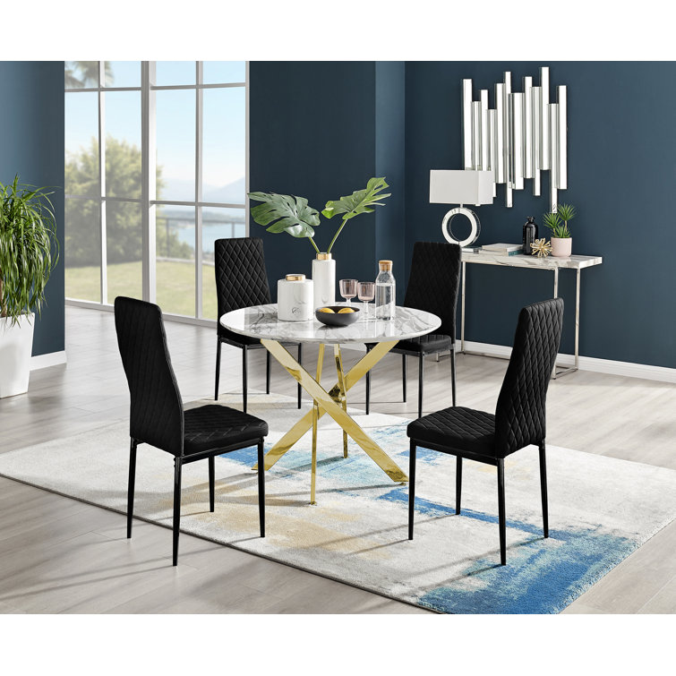 Wayfair kitchen table and 4 deals chairs